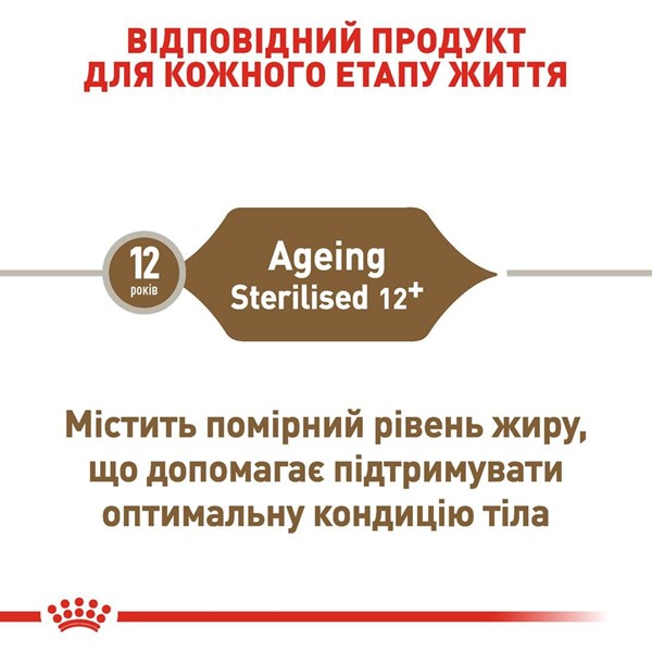 Ageing 12+ Sterilised  (2kg)